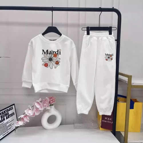 마르디 꽃 프린트 밴딩 아동용 상하의 세트
