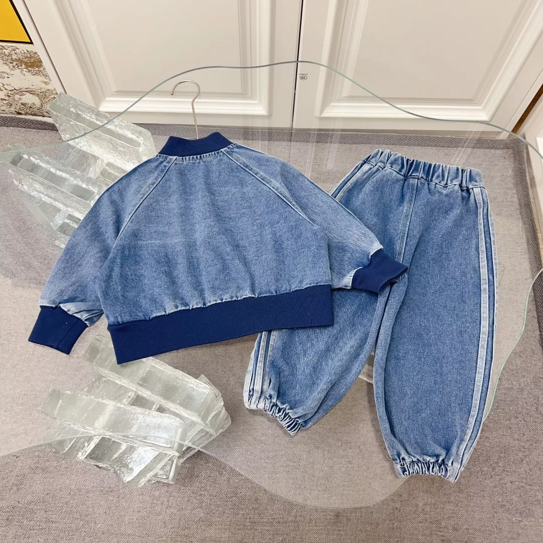 아디다스 워싱 데님 야구 재킷 상하의 세트 상세 이미지 8