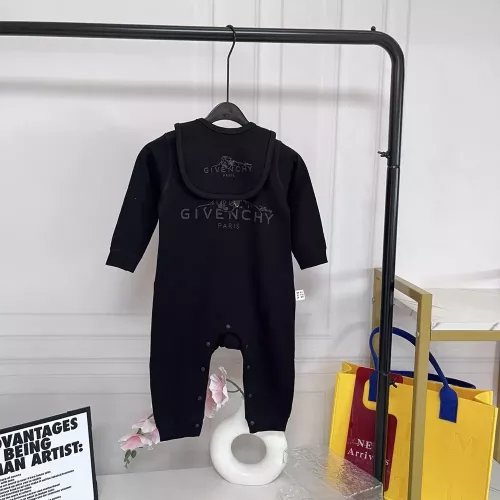 지방시 불도그 프린트 면 유아용 점프수트
