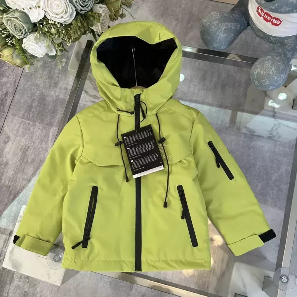 아크테릭스 후드 자수 아동용 쇼트 패딩