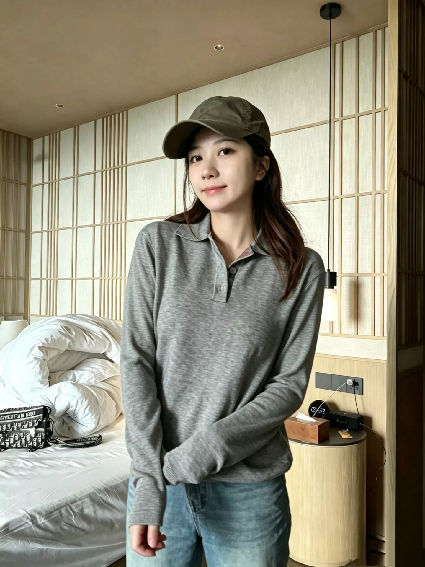 버버리 캐시미어 혼방 체크 포인트 아동용 긴소매 니트 상세 이미지 13
