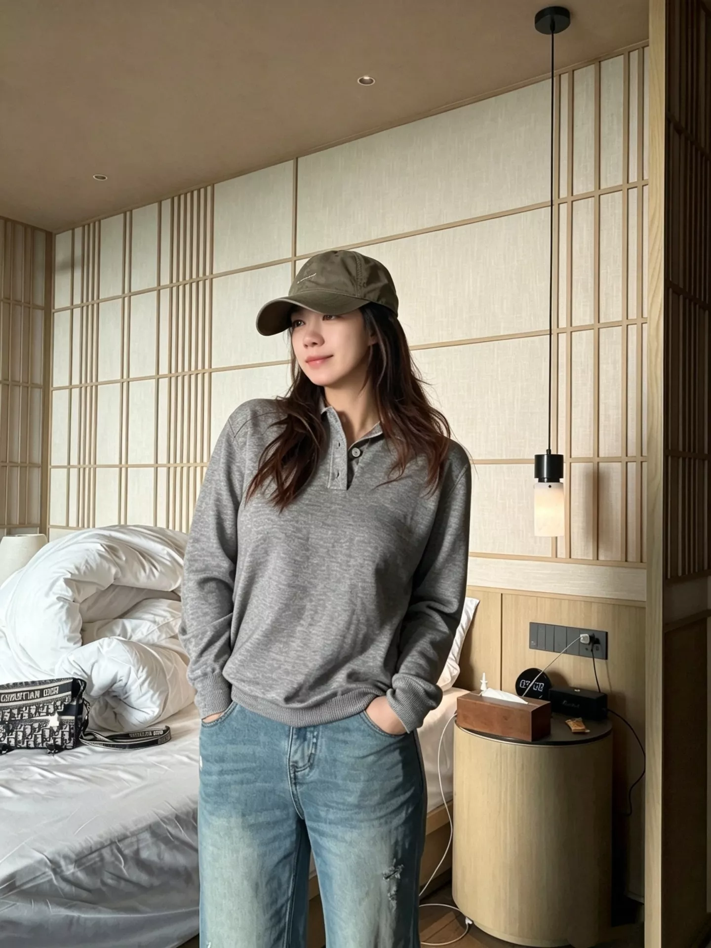 버버리 캐시미어 혼방 체크 포인트 아동용 긴소매 니트 상세 이미지 14