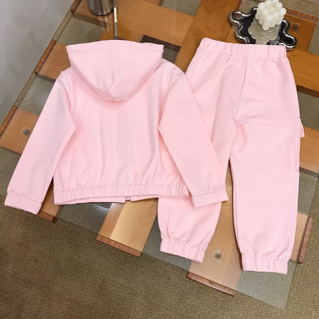 몽클레어 후드 집업 자수 아동용 상하의 세트 상세 이미지 9