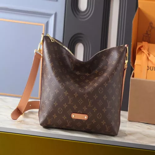 루이비통 모노그램 캔버스 스터드 장식 호보백