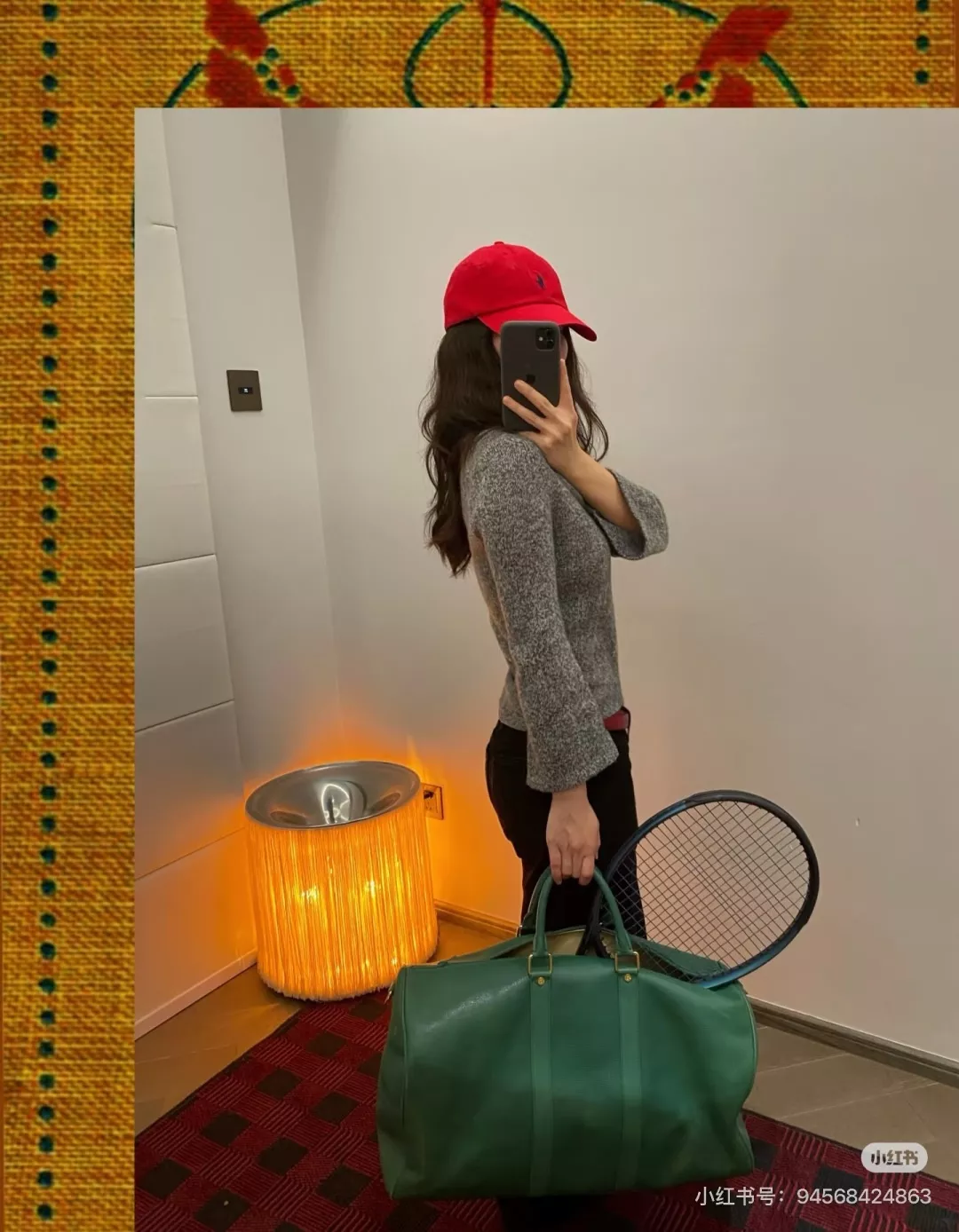 루이비통 데님 소재 더블 핸들 여행용 보스턴백 상세 이미지 13