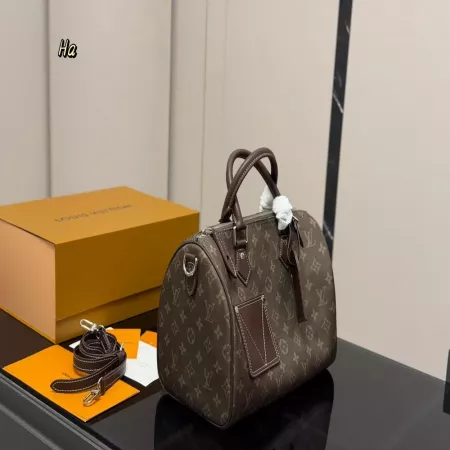 루이비통 모노그램 지퍼 여밈 탑핸들 보스턴백