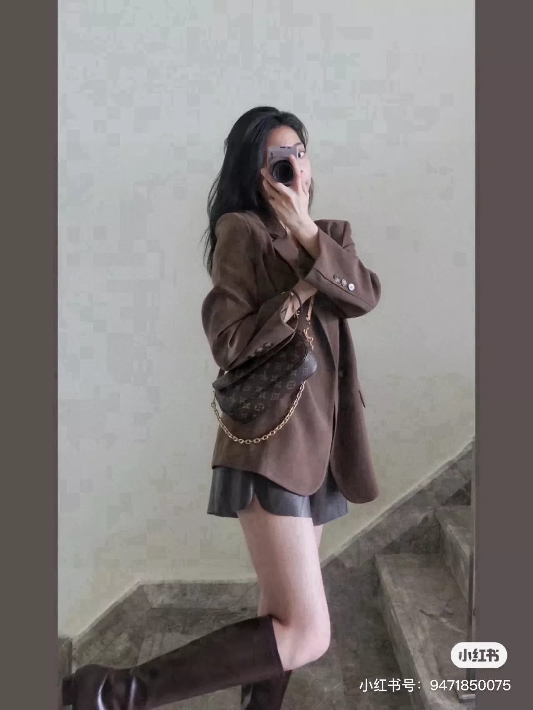 루이비통 모노그램 플랩 더블 체인 바게트백 상세 이미지 21