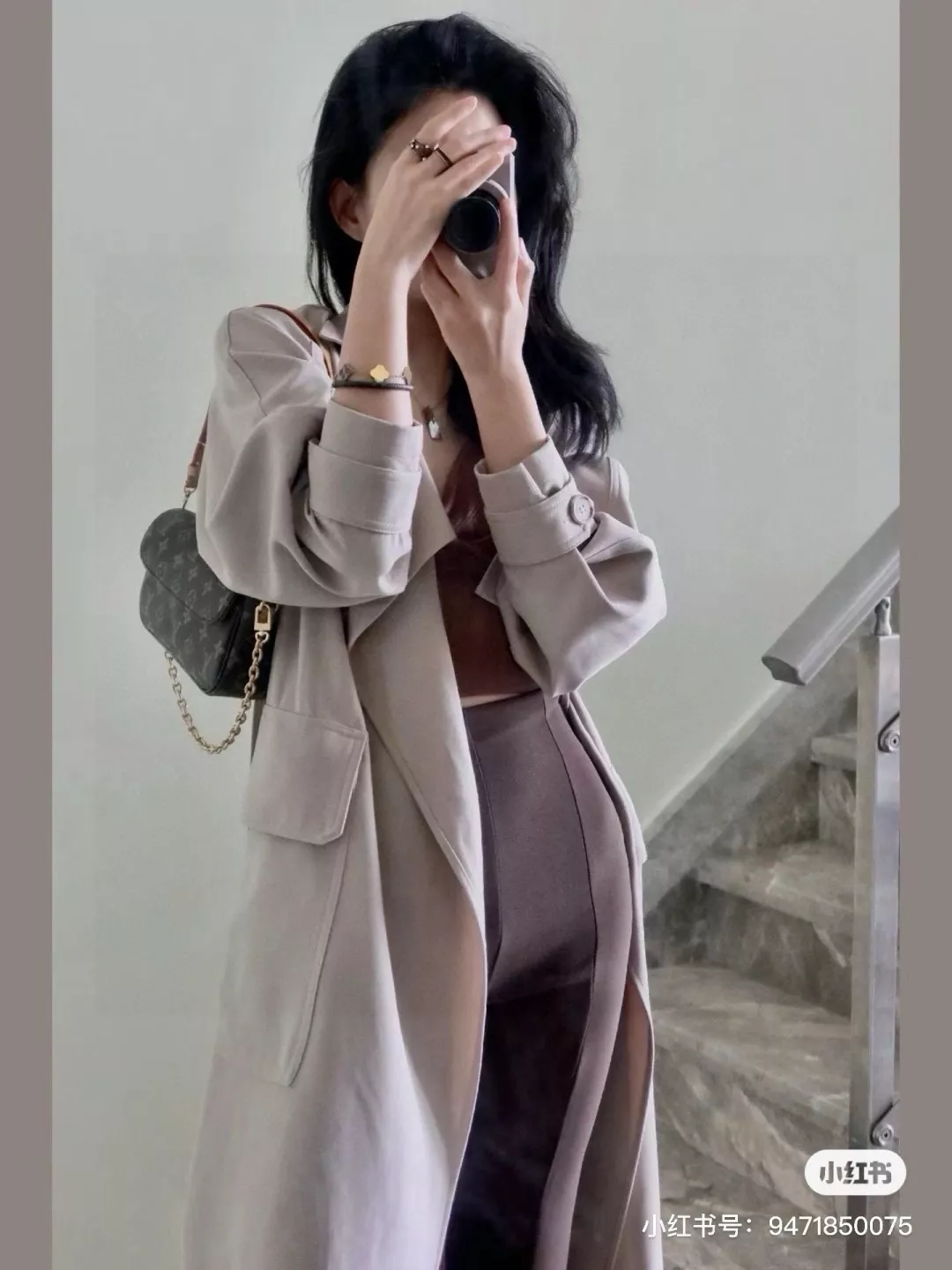 루이비통 모노그램 플랩 더블 체인 바게트백 상세 이미지 22