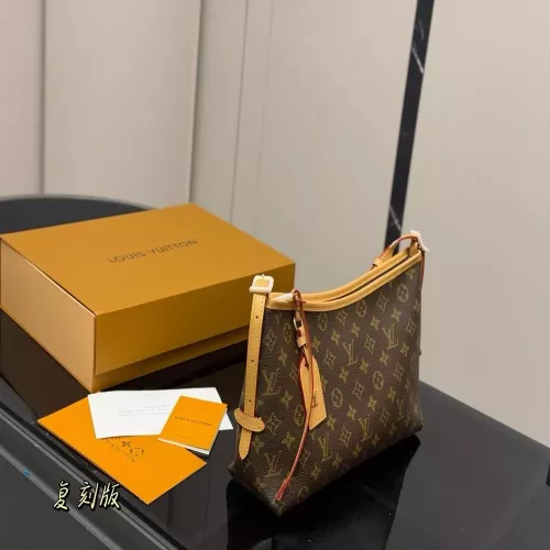 루이비통 모노그램 지퍼 여밈 가로형 숄더백