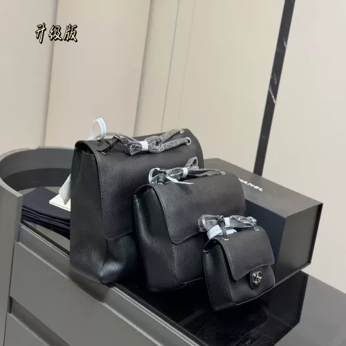 샤넬 체인 장식 스트랩 플랩 숄더백