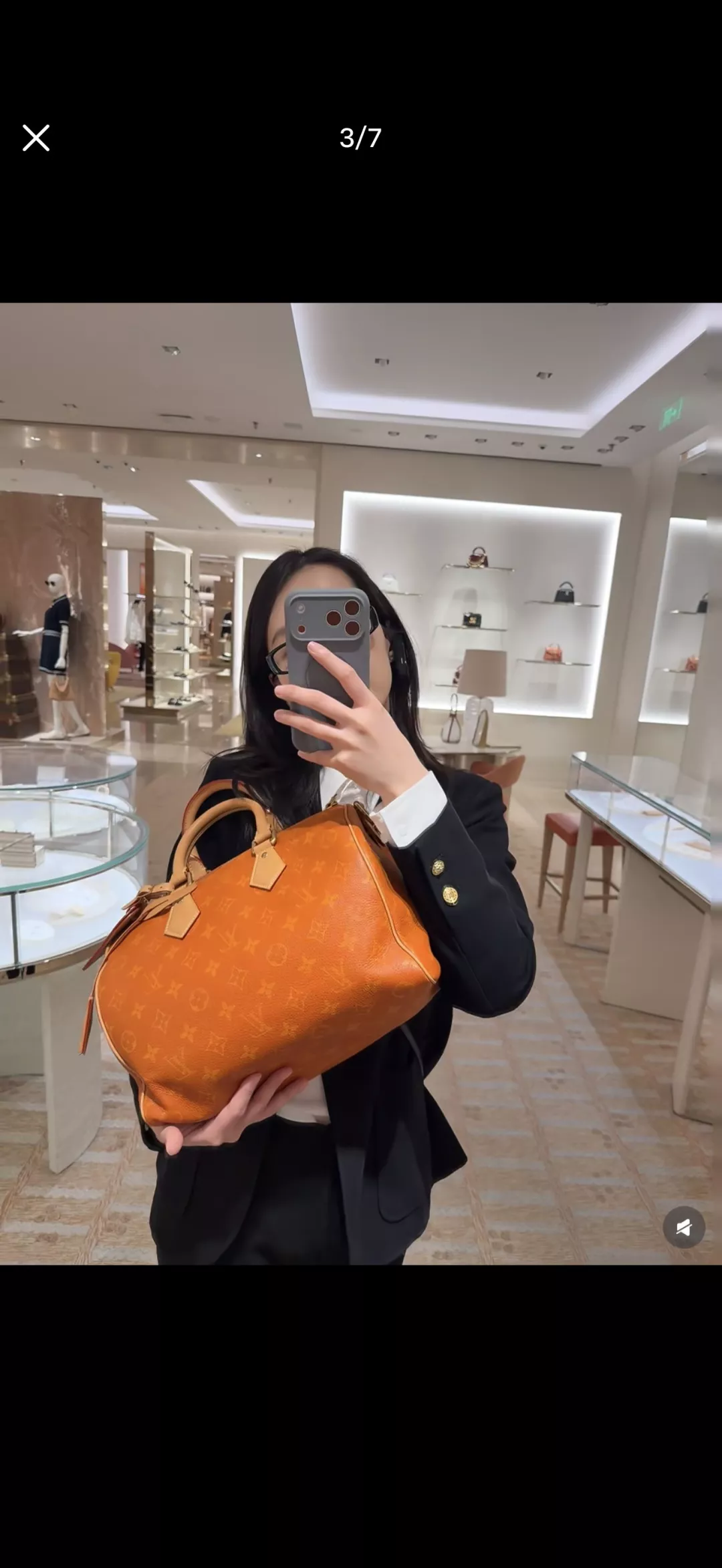 루이비통 모노그램 패턴 더블 핸들 보스턴백 상세 이미지 12