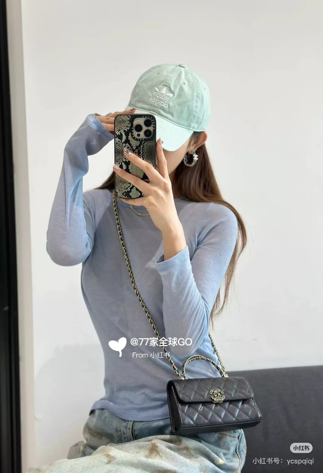 샤넬 퀼팅 소가죽 체인 핸들 보스턴백 상세 이미지 22