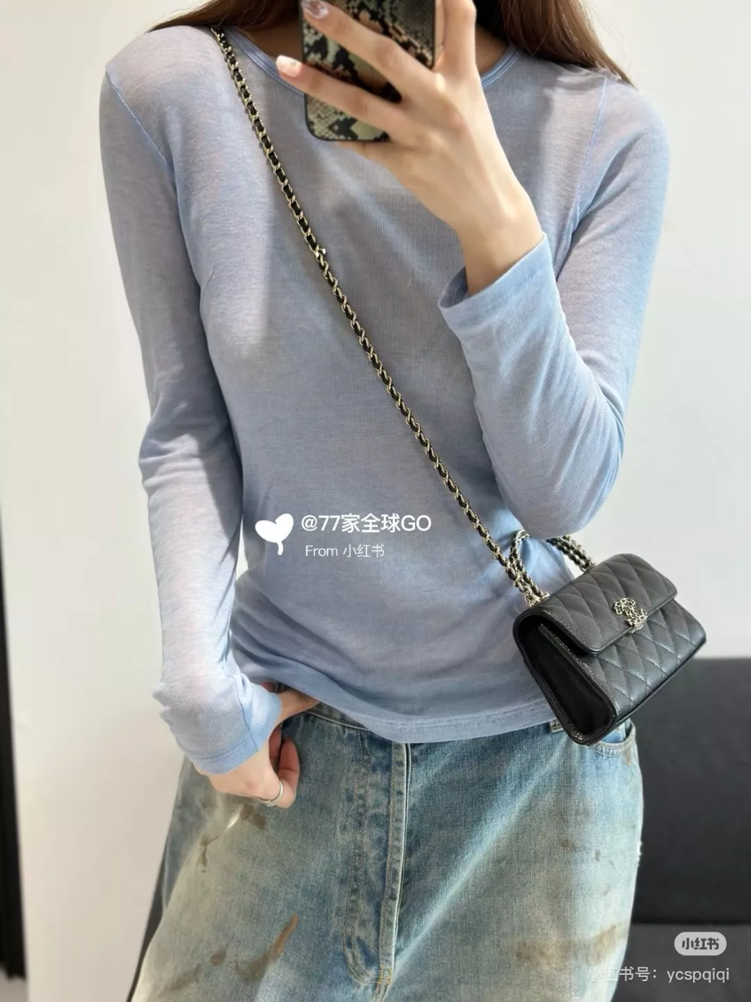 샤넬 퀼팅 소가죽 체인 핸들 보스턴백 상세 이미지 23