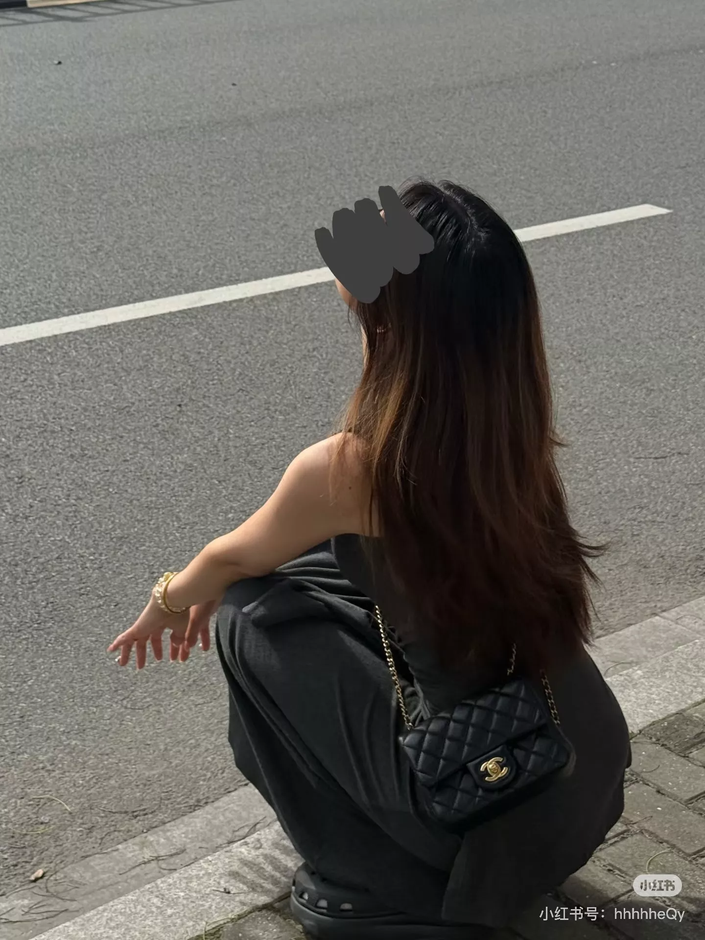 샤넬 퀼팅 골드 볼 길이 조절 체인 보스턴백 상세 이미지 22