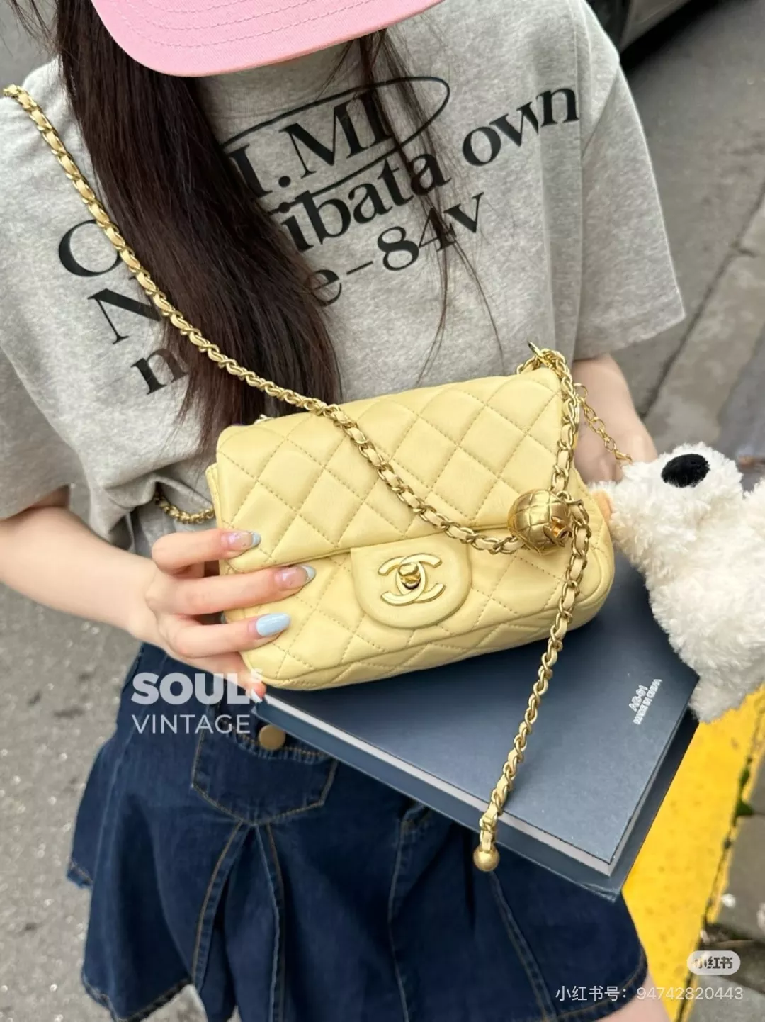 샤넬 퀼팅 골드 볼 길이 조절 체인 보스턴백 상세 이미지 31