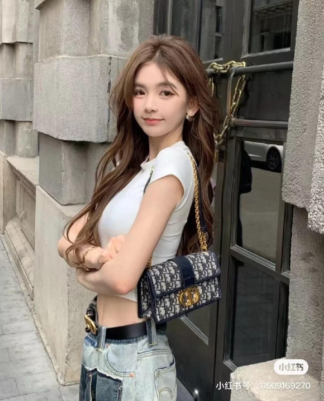디올 모노그램 플랩 체인 스트랩 숄더백 상세 이미지 13