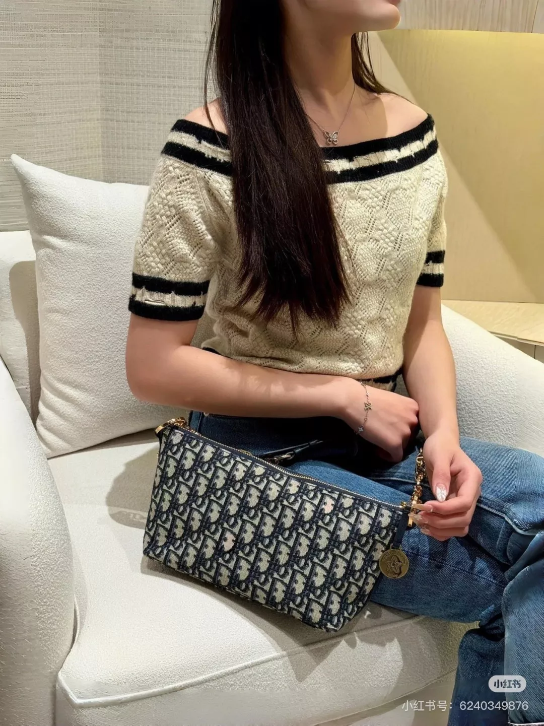 디올 모노그램 연장 스트랩 투웨이 숄더백 상세 이미지 16