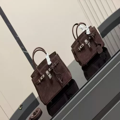 에르메스 벨트 여밈 소가죽 더블 핸들 토트백