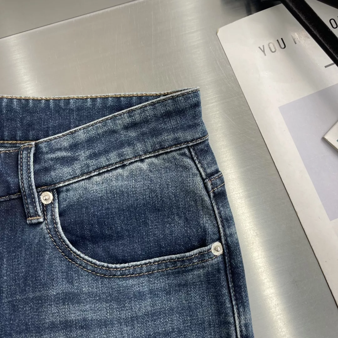 디올 빈티지 워싱 일자핏 남녀공용 데님 팬츠 상세 이미지 5