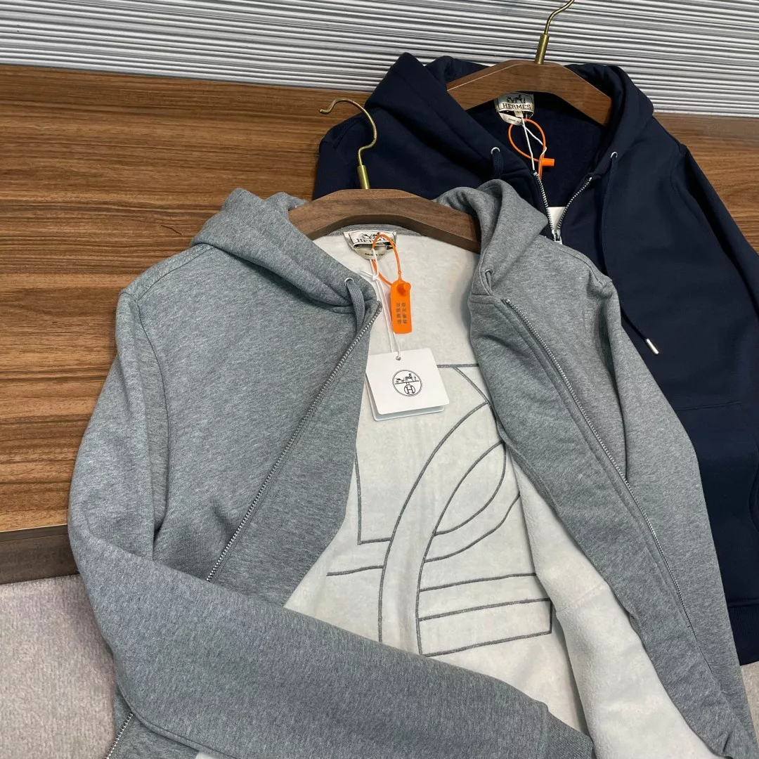 에르메스 승마 모티프 기모 남녀공용 후드 재킷 상세 이미지 17
