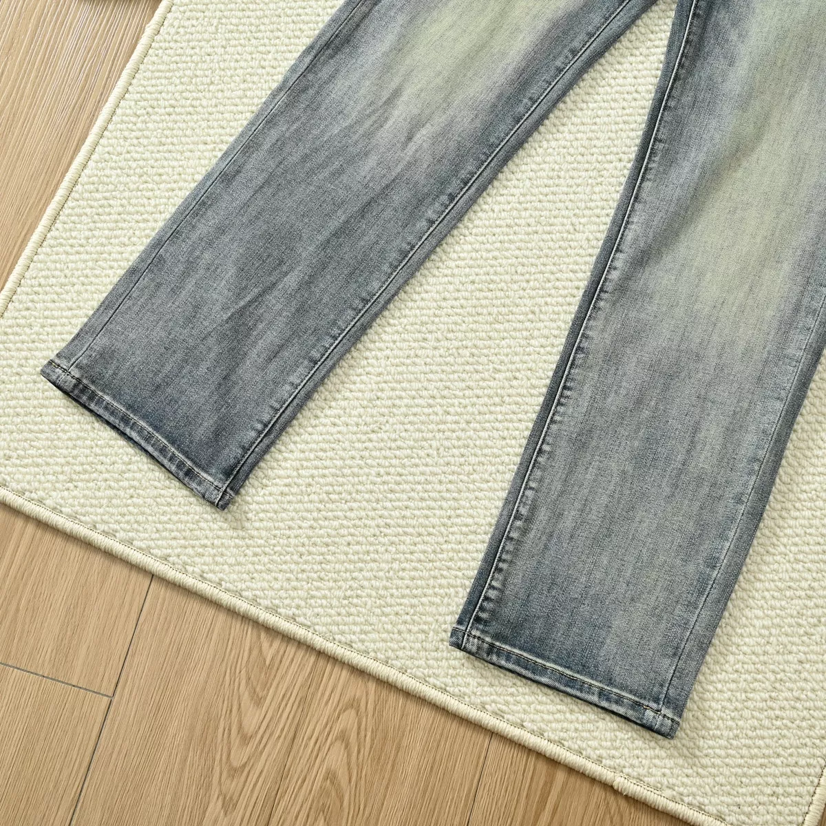 에르메스 워싱 스트레이트 남녀공용 데님 팬츠 상세 이미지 11