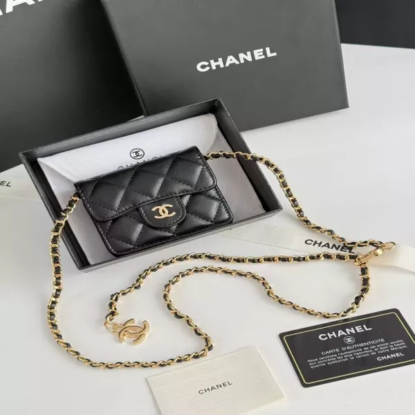 샤넬 퀼팅 플랩 골드 체인 소형 미니백