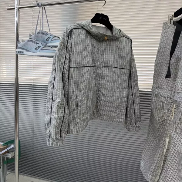 루이비통 격자 자카드 남녀공용 상하의 세트
