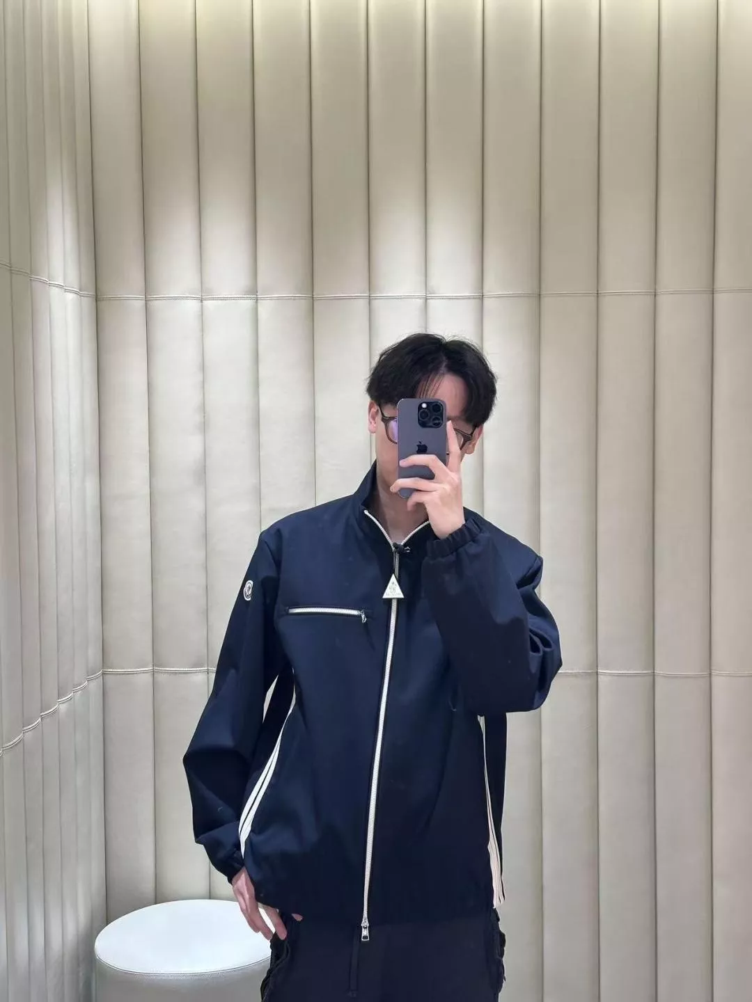 몽클레어 배색 테이프 남녀공용 상하의 세트 상세 이미지 27