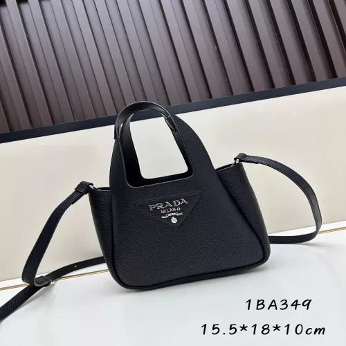 프라다 리치 무늬 송아지 가죽 토트백
