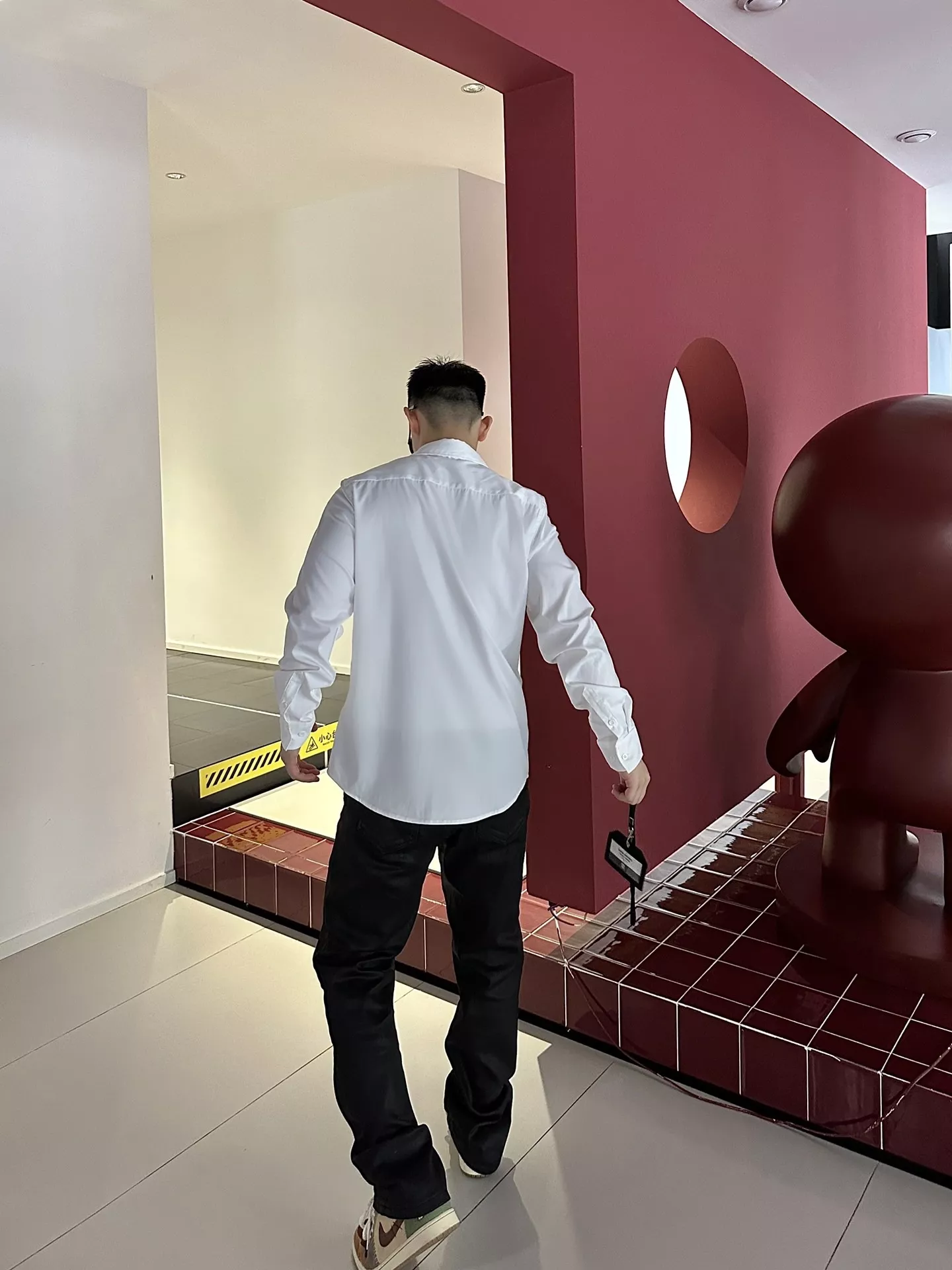 디올 그라데이션 꽃 자수 남녀공용 긴소매 셔츠 상세 이미지 18