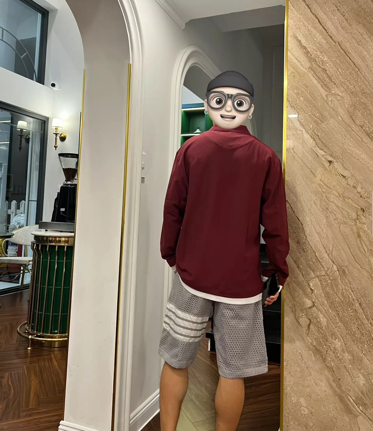 프라다 레이어드 디자인 남녀공용 긴소매 티셔츠 상세 이미지 13
