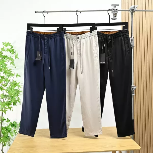 제냐 라이오셀 리넨 혼방 남녀공용 캐쥬얼 팬츠
