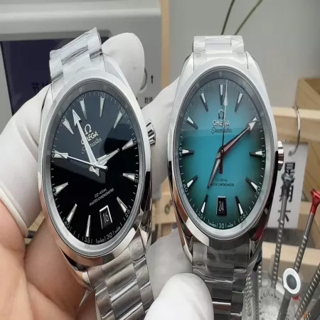 오메가 38mm 오토매틱 남성용 메탈 시계