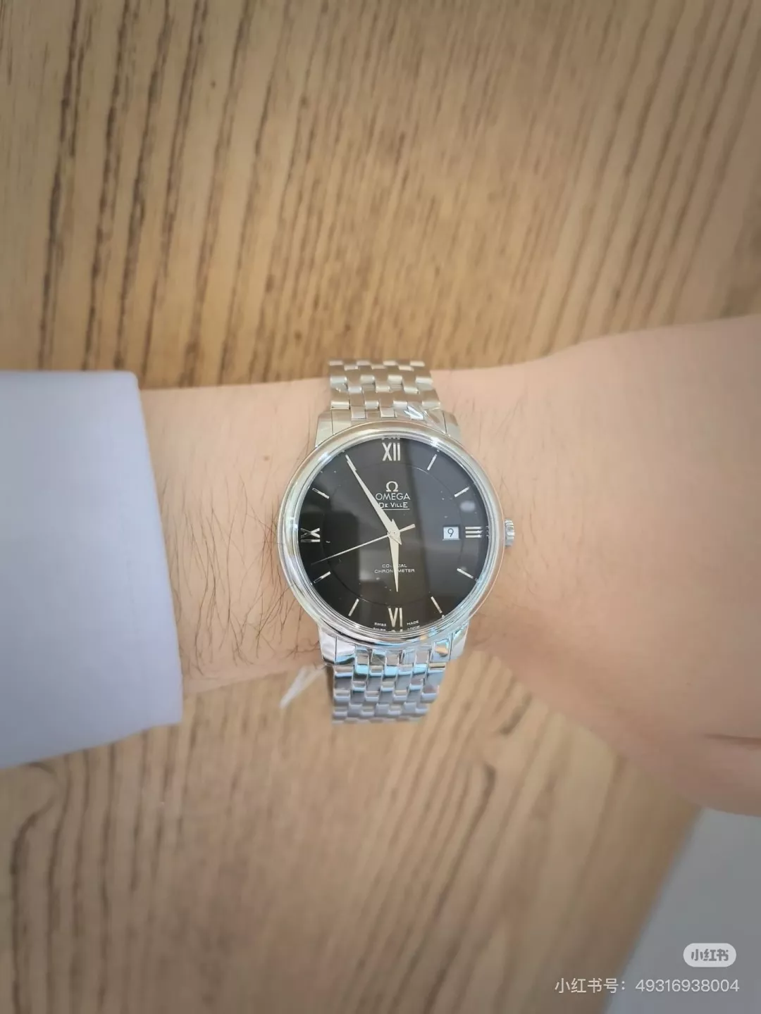 오메가 40mm 사파이어 남성용 메탈 시계 상세 이미지 16