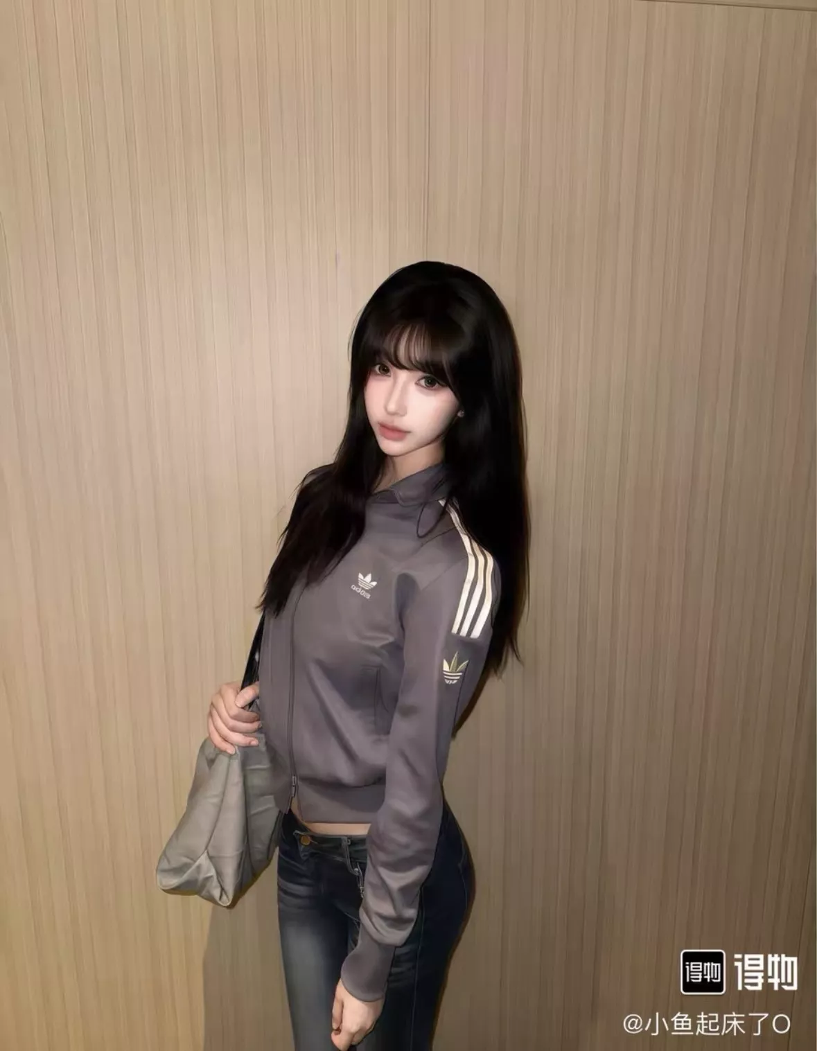 아디다스 삼선 자수 투웨이 여성용 집업 재킷 상세 이미지 15