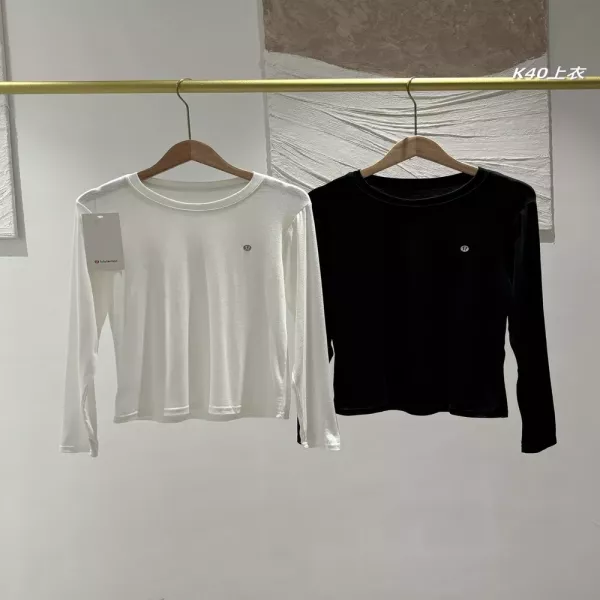 룰루레몬 라운드넥 2장 구성 여성용 긴소매 티셔츠