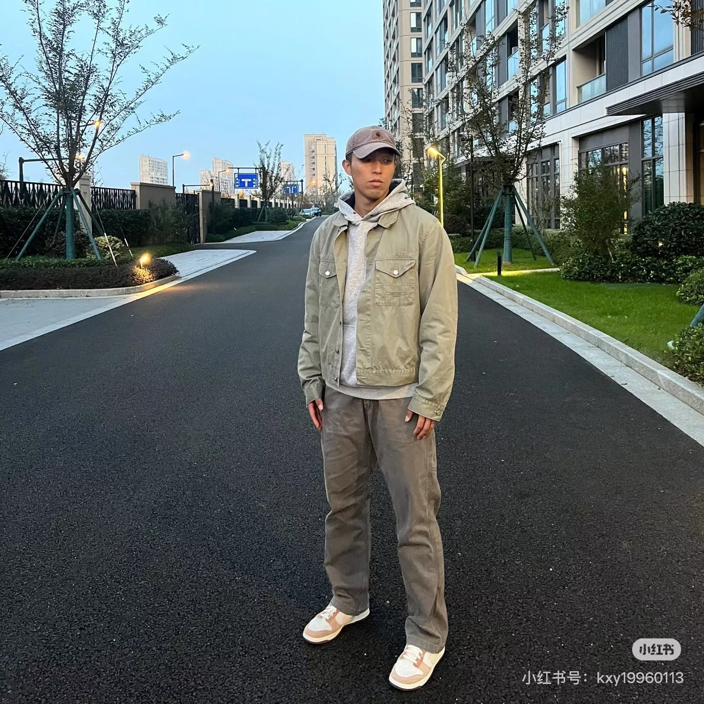 칼하트 워싱 면 트윌 남녀공용 캐쥬얼 팬츠 상세 이미지 26
