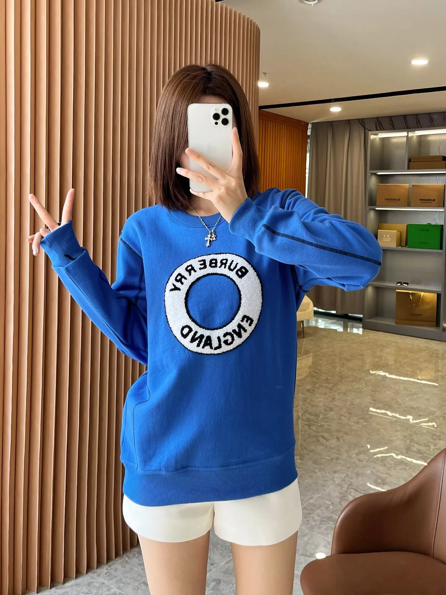버버리 레터링 기모 남녀공용 상하의 세트 상세 이미지 66