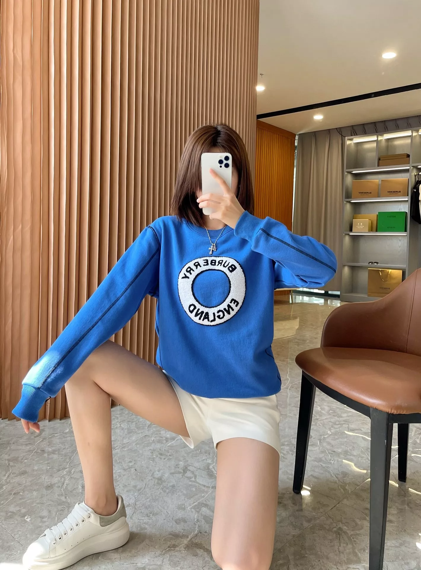 버버리 레터링 기모 남녀공용 상하의 세트 상세 이미지 69