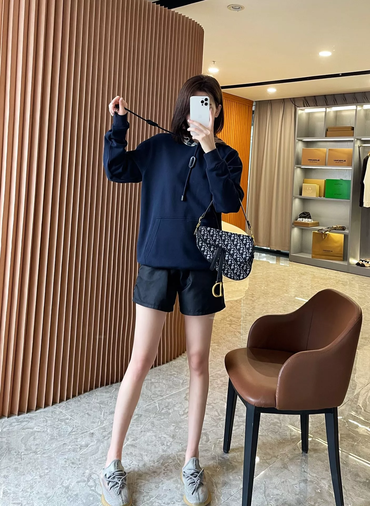 버버리 체크 후드 남녀공용 상하의 세트 상세 이미지 179