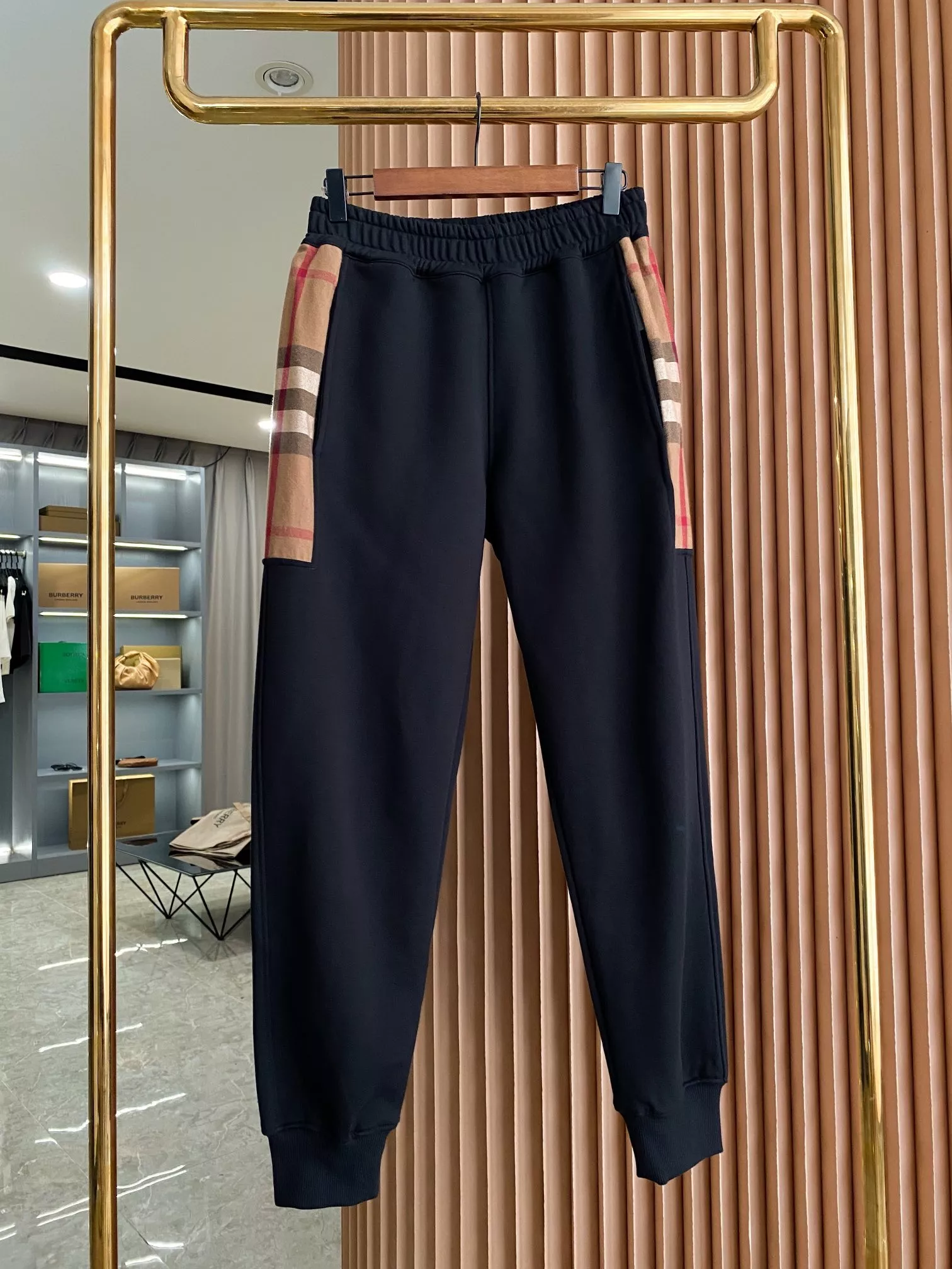 버버리 체크 후드 남녀공용 상하의 세트 상세 이미지 87