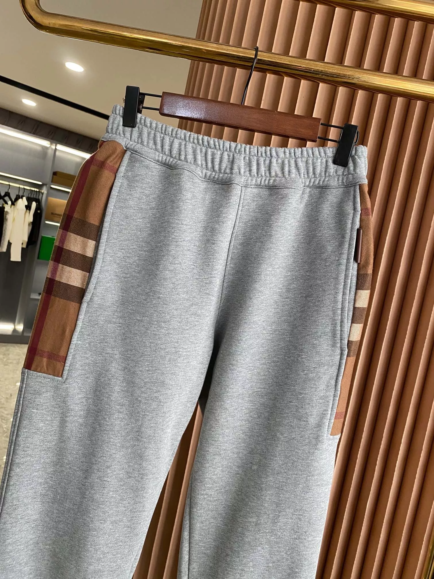 버버리 체크 후드 남녀공용 상하의 세트 상세 이미지 97