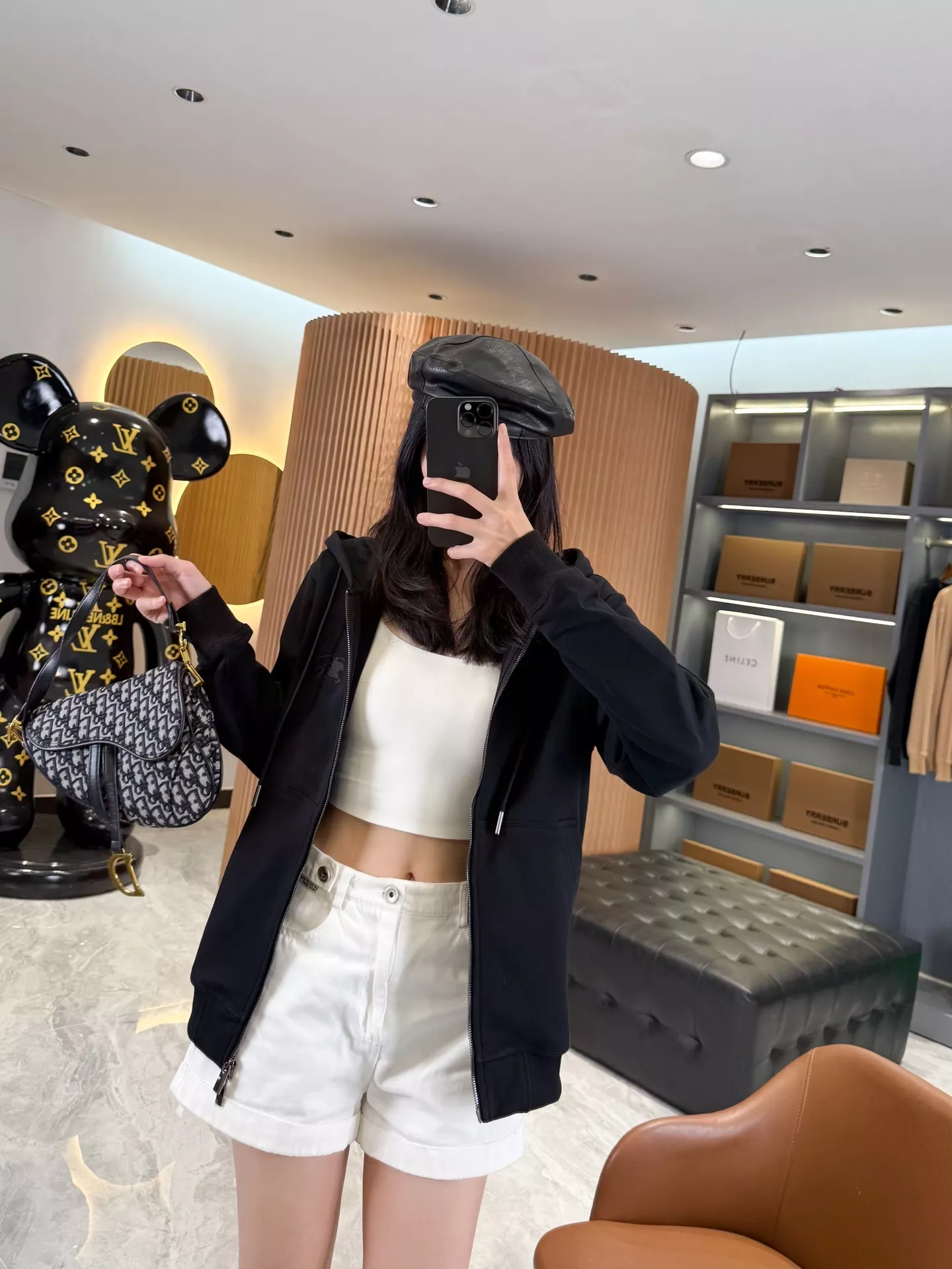 버버리 기사 문양 기모 남녀공용 상하의 세트 상세 이미지 49