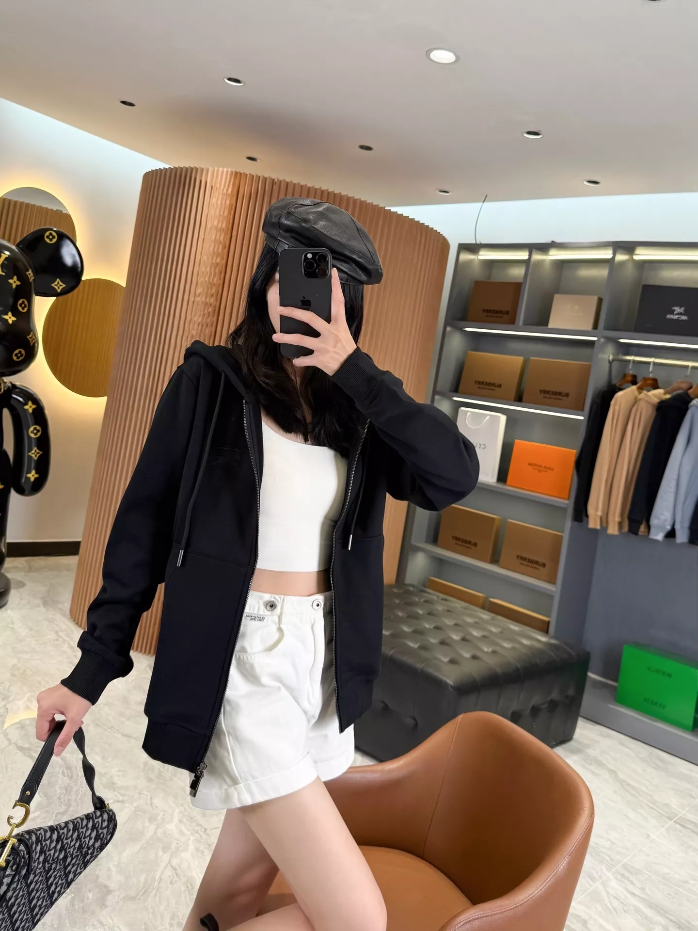 버버리 기사 문양 기모 남녀공용 상하의 세트 상세 이미지 52