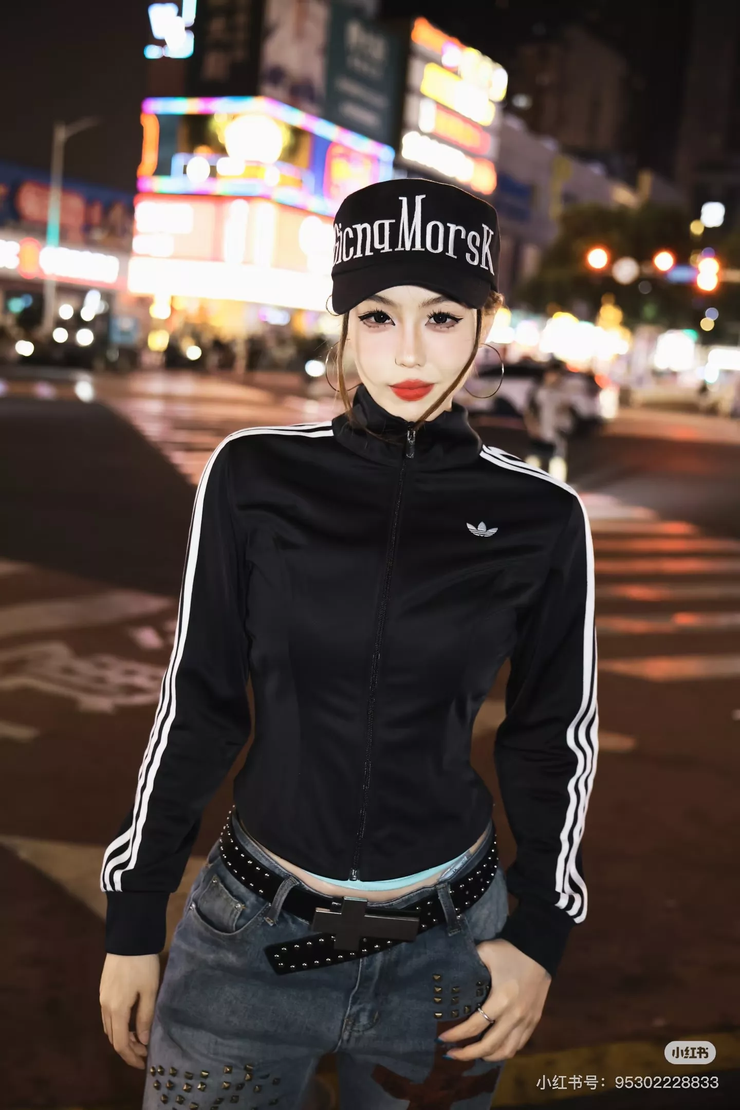 아디다스 삼선 슬림핏 스탠드넥 여성용 집업 재킷 상세 이미지 17