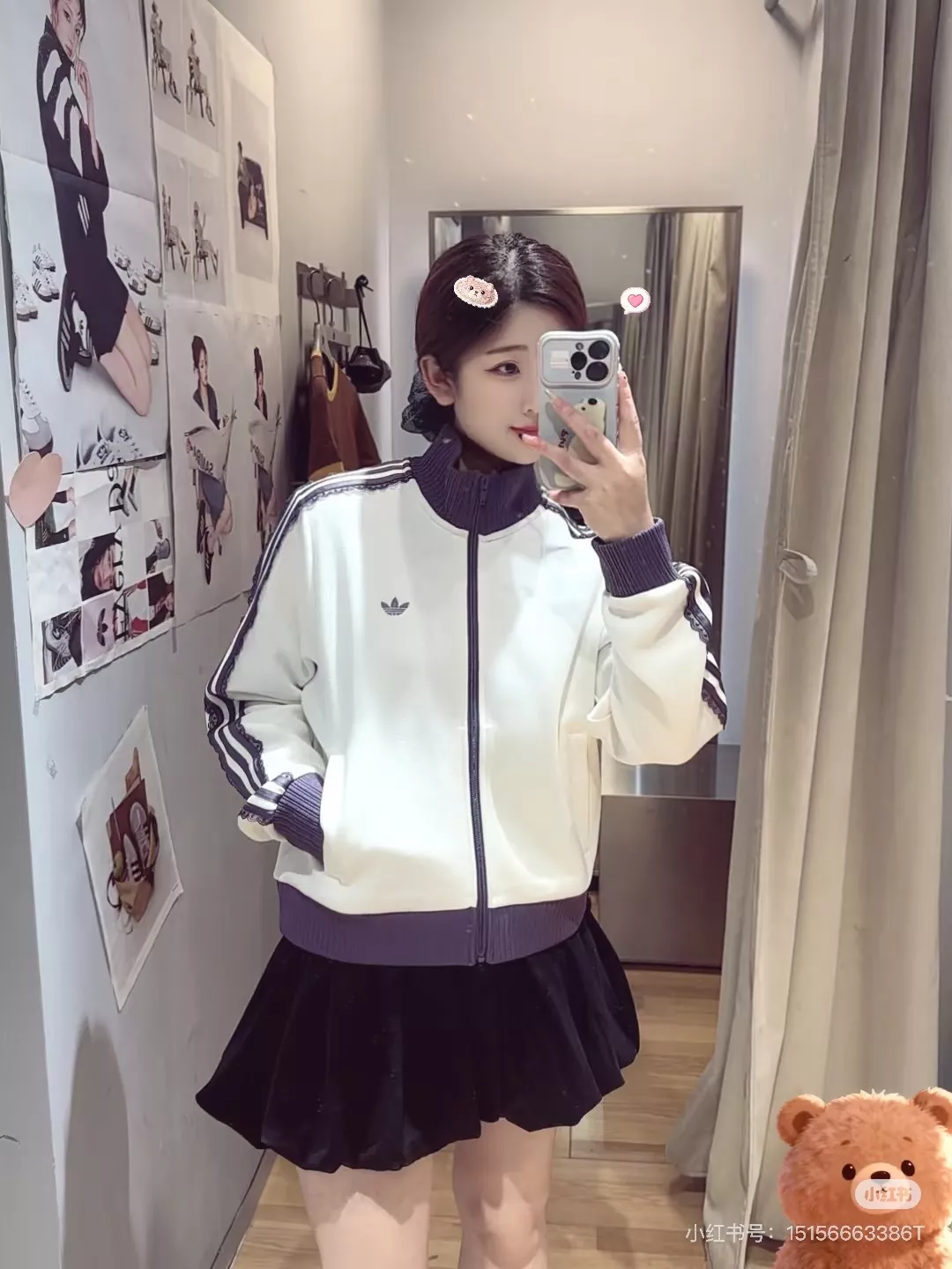 아디다스 레이스 스탠드넥 여성용 집업 재킷 상세 이미지 13