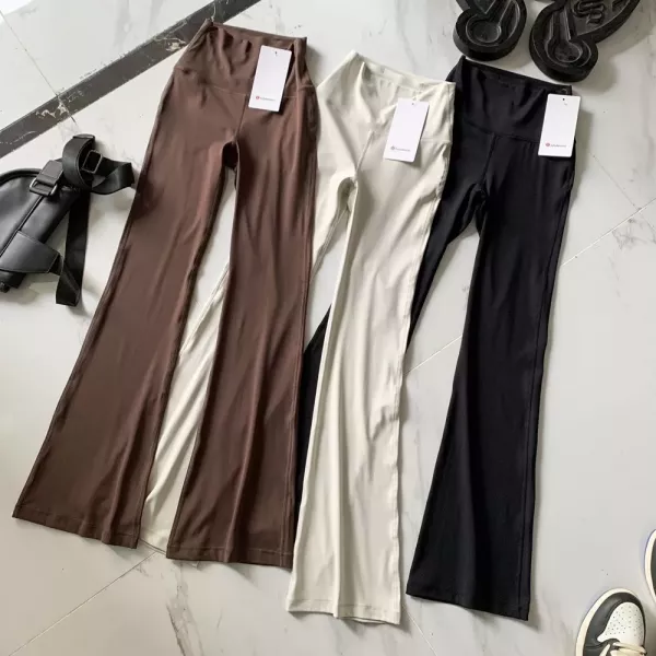 룰루레몬 초고허리 플레어 여성용 트레이닝 팬츠