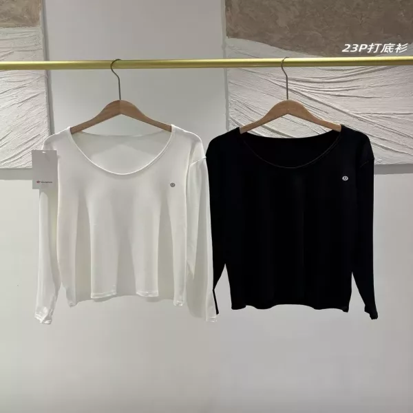 룰루레몬 신축성 2장 구성 여성용 긴소매 티셔츠