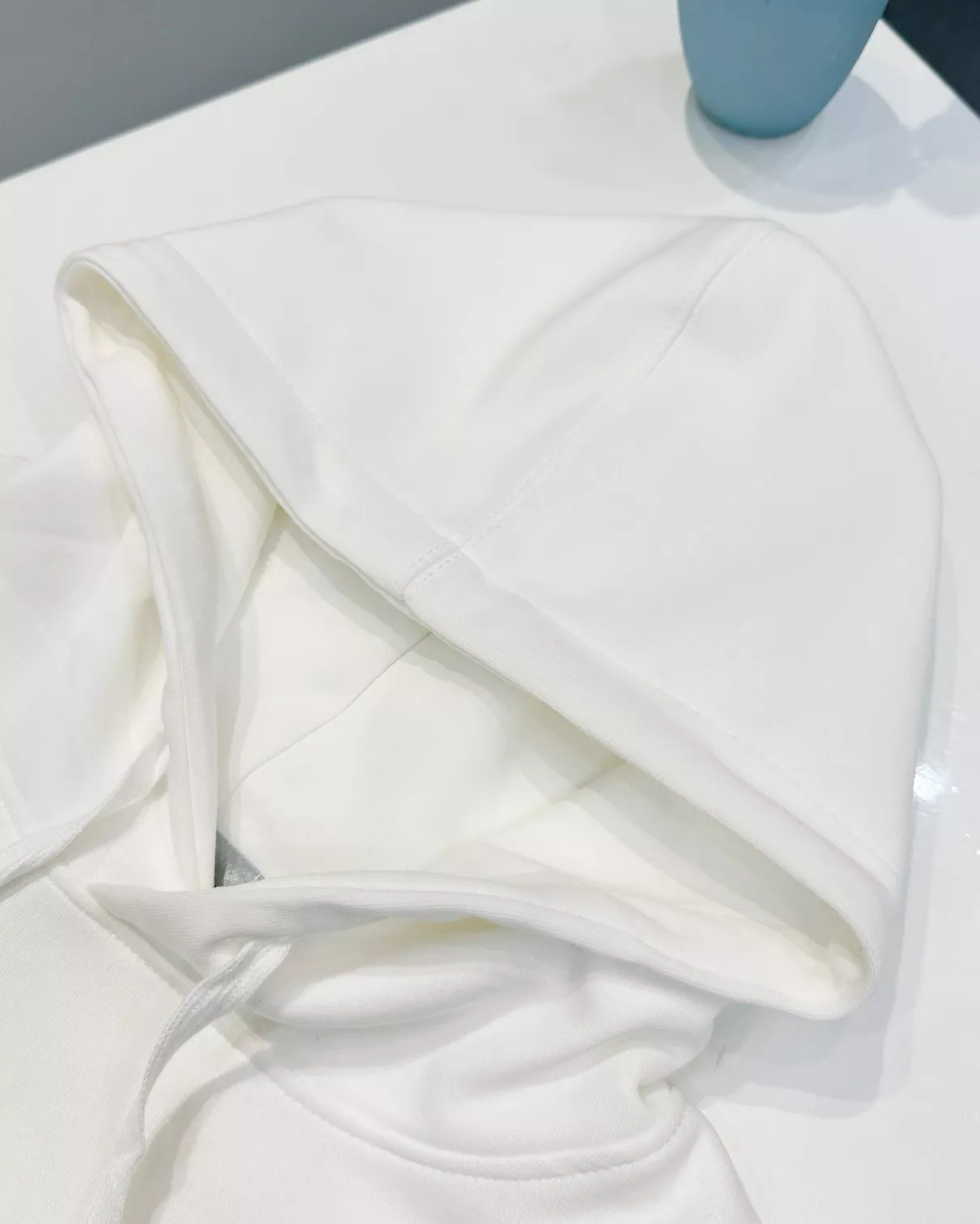 디올 레터링 자수 기모 남녀공용 후드 티셔츠 상세 이미지 30