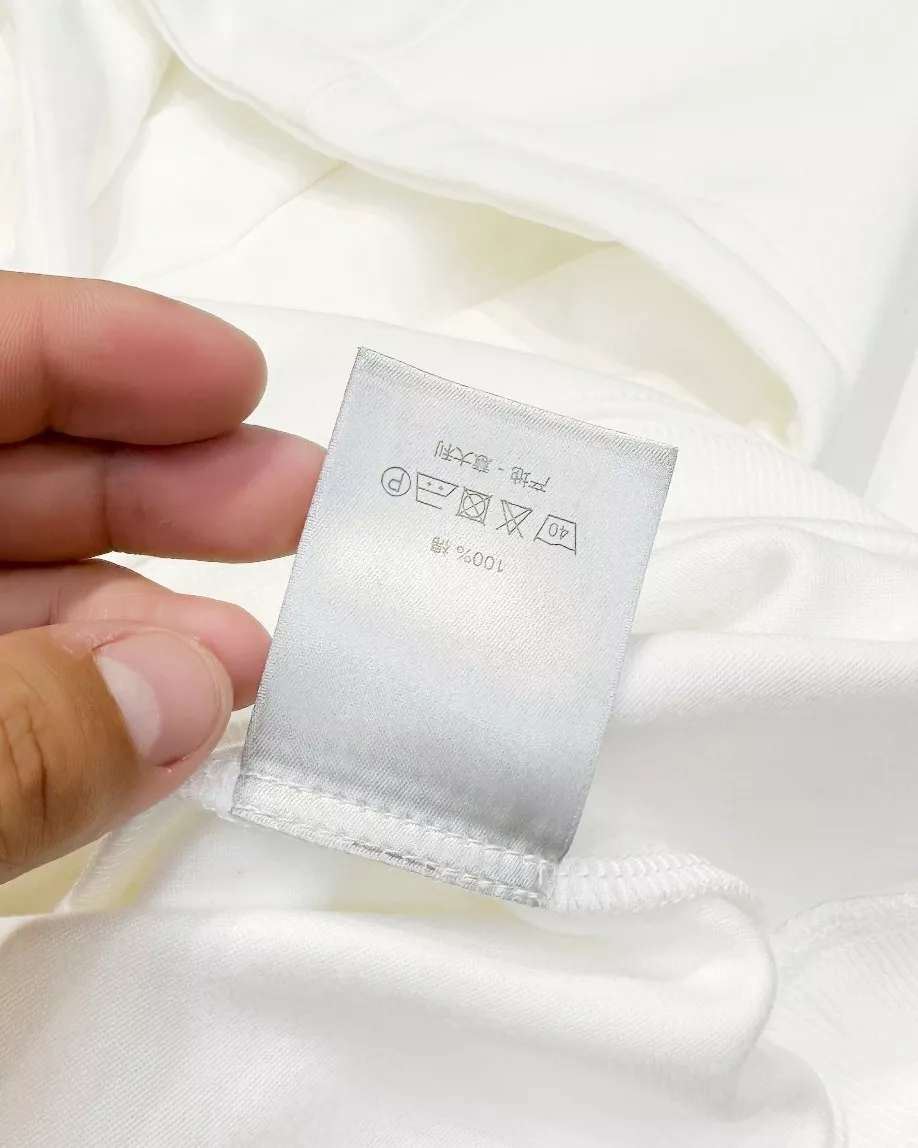 디올 레터링 자수 기모 남녀공용 후드 티셔츠 상세 이미지 34